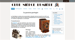 Desktop Screenshot of club-niepce-lumiere.org